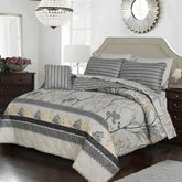7pc Cotton Comforter Set-Design-#27